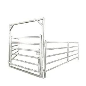 Customized cheap welded wire continuous horse cattle arena stall stable corral fence panels low price