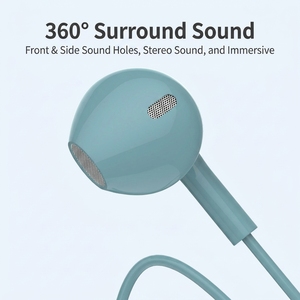 Auricolari USB-C con Filo TKT, Controllo Integrato, Vestibilità Comoda In-Ear, Microfono Incorporato per Ascoltare Musica e Giocare - Product Image 2