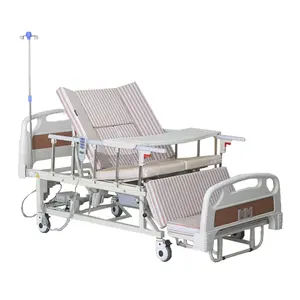 सबसे सस्ता अस्पताल फर्नीचर 3 क्रैंक इलेक्ट्रिक मेडिकल रोगी नर्सिंग देखभाल बिस्तर