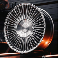 Jantes forgées sur mesure en argent, classiques, multi-branches, 20, 21, 22 pouces, 5x120, 5x112 pour Range Rover, Audi, BMW, Mercedes Benz, SUV de luxe