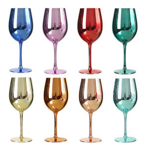 Gobelet en verre personnalisé pour événement de mariage Verres en <span class=keywords><strong>or</strong></span> rose de couleur cristal Gobelet en verre à vin en <span class=keywords><strong>or</strong></span> électrolytique pour pary - Product Image 2