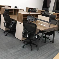 Cloison Moderne Design Contemporain MFC Exclusif Concept Minimaliste Partagé Bureau Poste de Travail