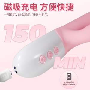 Ava <b>Heated</b> Rabbit Vibrator Pink <b>USB</b> Charging Clitoral G Spot Stimulator Adult Use - Product Image 4