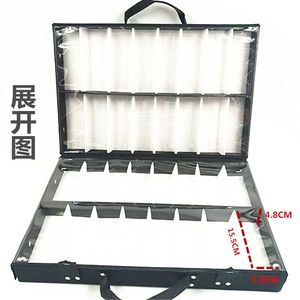 Optica Kính mát khung hiển thị trường hợp lớn 12 + inch chất lượng nhựa trường hợp cứng màu đen nhôm dễ dàng cài đặt hóa chất - Product Image 3