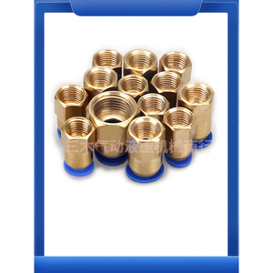 Fiter Pneumatic <b>Quick</b> <b>Connector</b> Copper Internal Thread Straight Air Hose Fitting PCF6 01 8 02 10 03 12 04 - Product Image 2
