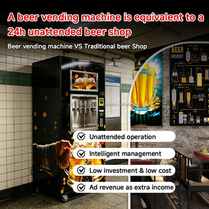 YISO Energy Saving Commercial Beer Dispenser Machine, Intelligent Temperature <b>Control</b> Beer Vending Machine for Restaurant Mall - Product Image 3