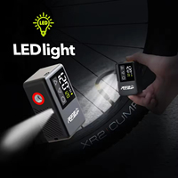 Mini Portable High Pressure Electric Bike Pump-120 PSI Cordless Tire Inflator Auto-Stop Digital Display FAST Durable for Road