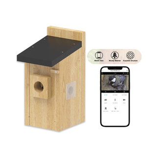 OEM ODM 2K HD Cámara de visión nocturna Bird House Smart Bird Supplies con detección de movimiento Audio bidireccional y monitor de eclosión de pájaros - Product Image 1