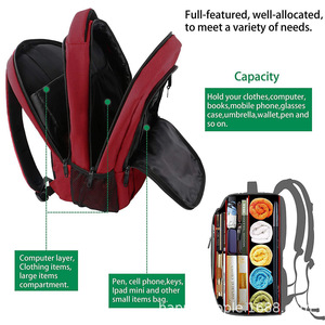 Laptop <b>Backpack</b> For Men Unisex 20-35L Business Travel Waterproof With <b>Computer</b> Interlayer Solid Color Summer 2024 - Product Image 3