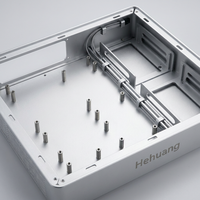 Boîtier PC industriel OEM, fabrication sur mesure par usinage CNC, boîtier en aluminium, protection IP65/IP67, conception de dissipation thermique pour