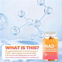 VitaHall Halal NAD+ Plus Gummies OEM Supplément Nettoyant Nicotinamide Adénine Dinucléotide Soins de la Peau Gummies NAD+ Plus