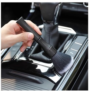 Set di Spazzole per Dettagli Auto Kfeier con Setole Morbide e Dure, Strumento Personalizzato per Lavaggio Auto, <span class=keywords><strong>Pulizia</strong></span> <span class=keywords><strong>Interni</strong></span>, Spazzola per Polvere Auto con Asta in Nylon ABS da 16cm/24cm - Product Image 5