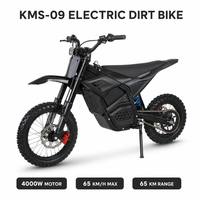 2026 KMS-09 Electric Dirt Bike 4000W Motor 65KM/H 65KM Range 48V 21Ah Hydraulic Brake Off-Road Motorcycle