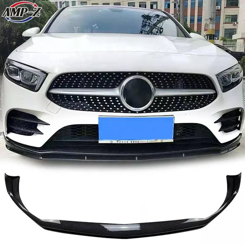 Accessories Car Styling Front Lip 2015 180 A200 A35 Body Kits Bumper Front Lip Splitter For Mercedes A Class W177