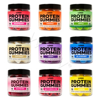 Gummies protéinés au lactosérum 17g Marque Blanche SAVEURS PERSONNALISÉES Gummies riches en protéines Collation pour la récupération musculaire Approvisionnement direct usine