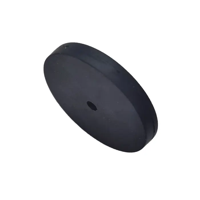 Black Rubber Coated Disc Neodymium Magnets Mounting Black Magnets