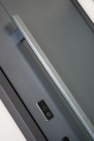Porte d'entrée extérieure en acier de sécurité personnalisée, pare-feu et pare-balles, pour appartement