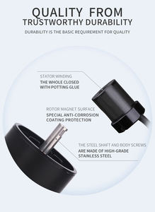 Cubermars W30 320kv 24V 48V ROV 잠수정 로봇 추진기 모터 브러시리스 방수 낚시 보트 카약 수중 추진기 - Product Image 3