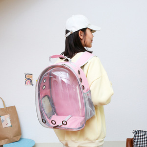 14 Colors Transparent Dog <strong>Cat</strong> Space Capsule <strong>Carrier</strong> Bag Travel Pet <strong>Backpack</strong> - Product Image 3