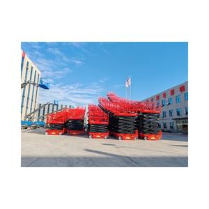 โต๊ะยกไฮดรอลิกเคลื่อนที่เคลื่อนที่เคลื่อนที่ได้ลิฟต์ทำงานทางอากาศมาตรฐาน CE รับรอง - Product Image 5