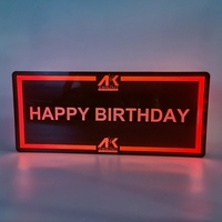Letrero LED para Bar, Discoteca, Fiesta de Cumpleaños, Letrero Luminoso para Servicio de Botellas VIP, Letrero con Letras Iluminadas