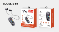 Écouteurs sans fil tour de cou étanches IPX4, suppression du bruit, transducteur hybride, contrôle tactile, affichage numérique de la batterie, BT 5.4 10