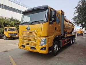 Camion de pompage et de vidange des eaux usées LiuQi à double essieu arrière, manuel, diesel, 20 mètres cubes, à vendre - Product Image 6