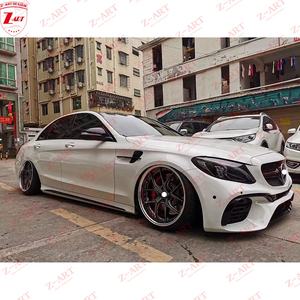 Guardabarros delantero <span class=keywords><strong>GTR</strong></span> para Mercedes Benz Clase C W205 AMG <span class=keywords><strong>GTR</strong></span> parece guardabarros delantero para Clase C 2015-2021 Kit de carrocería de reacondicionamiento - Product Image 2