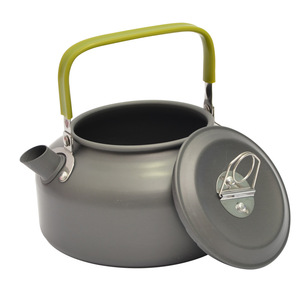 Bouilloire portable Silex en alliage d'aluminium 0,8 L avec couvercle pour le camping, les pique-niques et la pêche - Product Image 3