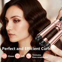 Pengeriting Rambut Lepas Pasang dan Layar LCD Digital Dilengkapi Ion Ionik untuk Penataan Rambut di Rumah DIY Langsung dari Produsen