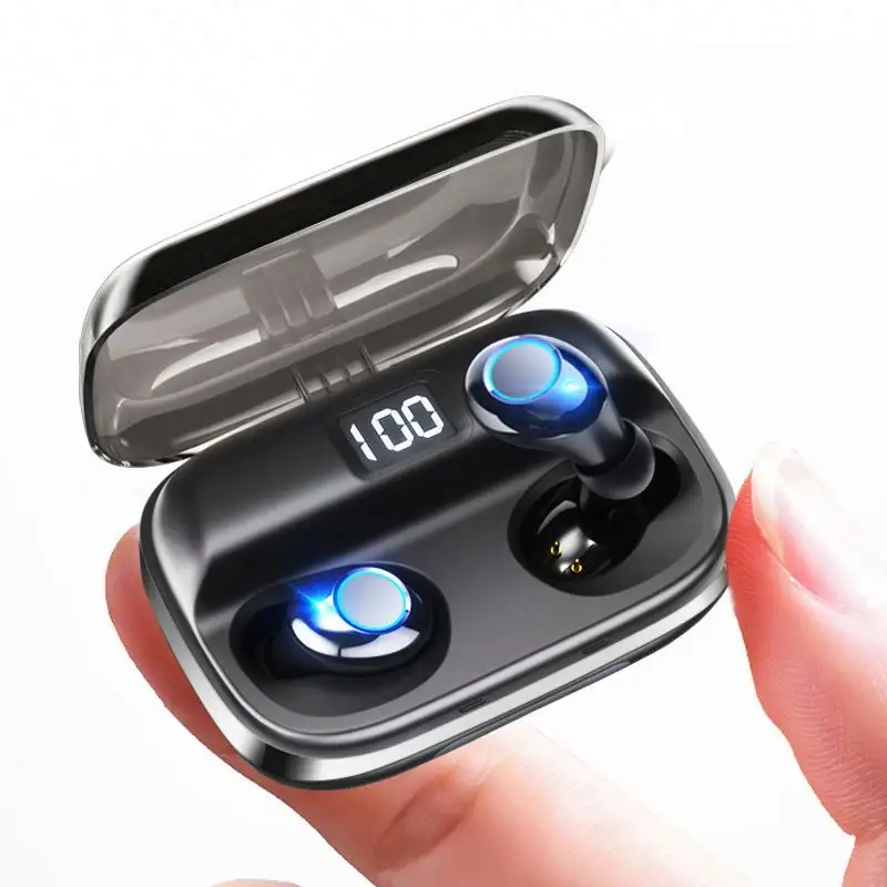 T10 HiFi in-ear stereo earbuds mini marine hands-free headset BT 5.0TWS wireless headset wireless headset with LED display
