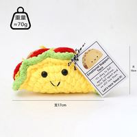 Grosir Pabrik Boneka Rajut Mini Buatan Tangan 7-14cm Hiasan Kartun Tanaman Sayuran Buah Hewan Mainan Crochet