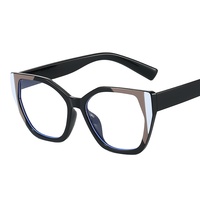 Lunettes de soleil œil de chat PC Color Blocking certifiées ISO9001, élégantes et stylées, parfaites pour les photos ou les trajets quotidiens