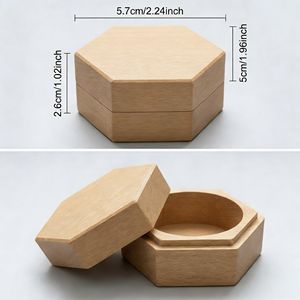 Caja de madera de haya para manualidades, joyería y relojes, caja de recuerdos de madera, caja de regalo hecha a mano, caja de joyería de madera de Vietnam. - Product Image 4