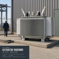 Transformateur de distribution triphasé immergé dans l'huile S11, 10kV/0.4kV, 30-2500kVA, faible perte