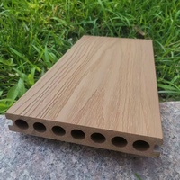 Planches de terrasse en composite WPC durables, revêtement extérieur pour piscine, épaisseur 23 mm, matériau de qualité supérieure