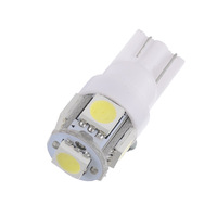 DEAO T10 W5W 5050 SMD 5 Stück 1W 12V 6500K 200LM Weiß Rot Bernstein Kaltblau Lila Auto-LED-Innenbeleuchtung Kuppel- und Kennzeichenleuchte