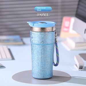 Tasse thermos à café à succion magnétique en aluminium de grande capacité Bactériostatique portable Cadeau d'affaires Tasse à eau de bureau - Product Image 3