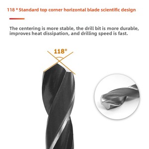 12.3mm HSS thép tốc độ cao côn Shank Xoắn khoan bit morse côn cho Máy khoan/khoan từ - Product Image 5