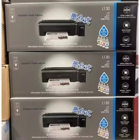 Impresora de Inyección de Tinta A4 de Escritorio Usada, L130, 4 Colores, Sublimación de Tinta, para Impresoras de Inyección de Tinta L301, L310, L313, L130