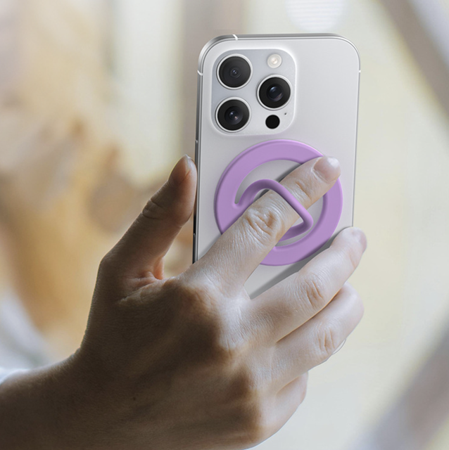 Portable Light Weight Cellphone Magnetic Finger Holder New Magnetic Phone Ring Holder Grips Phone Grip Sticky Silicone