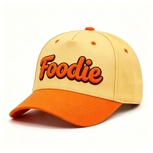 Casquettes de baseball décontractées en coton à 5 panneaux avec logo brodé 3D de haute qualité, designs personnalisables, casquettes snapback fabriquées en usine - Product Image 1