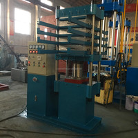 Machine automatique de fabrication de carreaux en caoutchouc, vulcanisateur à moteur silencieux, pour la moulage de carreaux de sol décoratifs colorés en caoutchouc pour villas et jardins