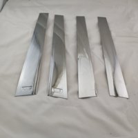 4 pièces de couvre-piliers de porte en ABS chromé, accessoires de voiture pour Toyota Corolla Altis AE130 2003 2004 2005 2006 2007