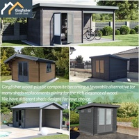 Maisons de hangar préfabriquées, bois alternatif, jardin, stockage, hangar, Kits de construction, Plans