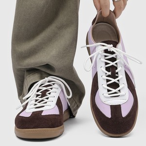 รองเท้ากีฬาแบบเรโทรน้ำหนักเบาสำหรับเด็กผู้หญิง รองเท้ากีฬาแบบผูกเชือก ดีไซน์ทันสมัยและลำลอง รองเท้ากีฬาแบบหุ้มข้อต่ำ - Product Image 5