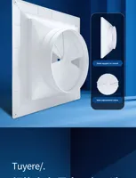 Diffuseur carré en plastique ABS en gros, col carré à col rond, sortie d'air 4 voies, anti-jaunissement pour système de climatisation commercial