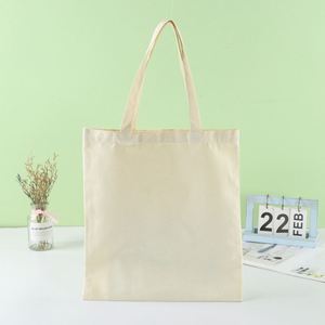 Sac fourre-tout en toile personnalisé avec logo, sans soufflet, 34 couleurs, impression personnalisable pour cadeau promotionnel, vente en gros - Product Image 3