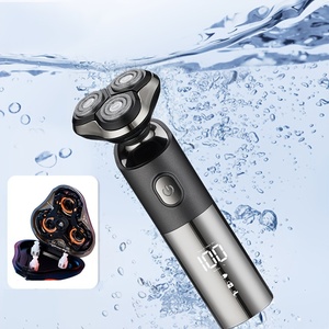 เครื่องโกนหนวดสามใบมีดสำหรับผู้ชาย ขายดี ชาร์จผ่าน USB ในรถยนต์ เสียงเบา กันน้ำ ใช้ในบ้านได้ - Product Image 4