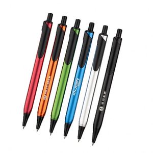 Glossy Metallic Paint Click Gel Ink <b>Pen</b>, 6 Colors Slim <b>Retractable</b> Advertising Neutral <b>Pen</b> Custom Logo for Office - Product Image 3